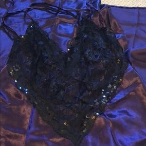 Long side slit plum colored night gown